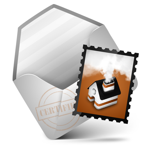 Mail, orange icon