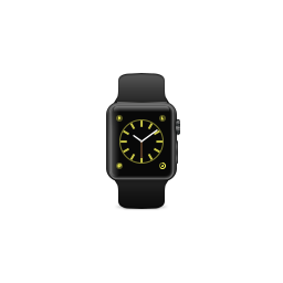 Aluminium, apple, band, black, gray, product, space icon