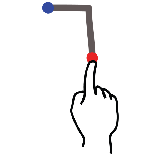 Stroke, letter, t, lowercase, gestureworks icon