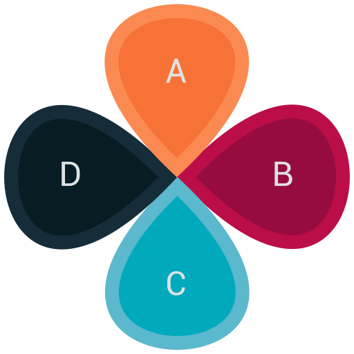 Chart, flower, graph, market, pie icon