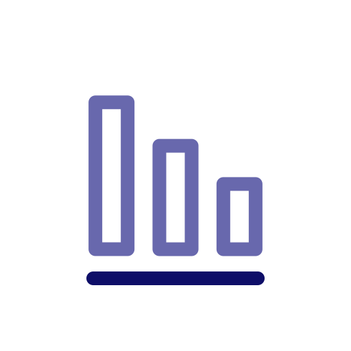 Chart, decline, decrease, down, downward, states, statistics icon