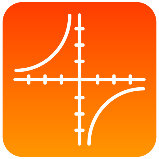 Axis, graph, scientific icon