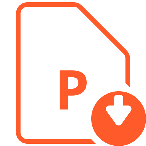 Document, file, powerpoint, presentation, report icon