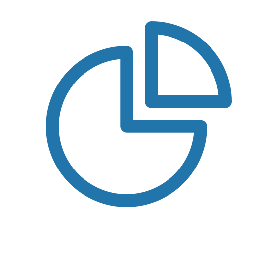 Chart, internet, line icon