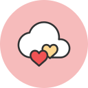 Cloud,Hearts