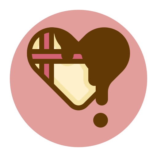 Chocolate, gift, present, valentines icon