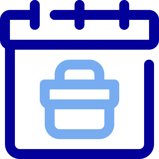 Calendar, year, month, date, schedule, page, plan icon