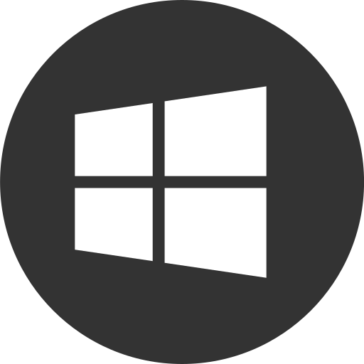 Media, online, operating, social, system, windows icon