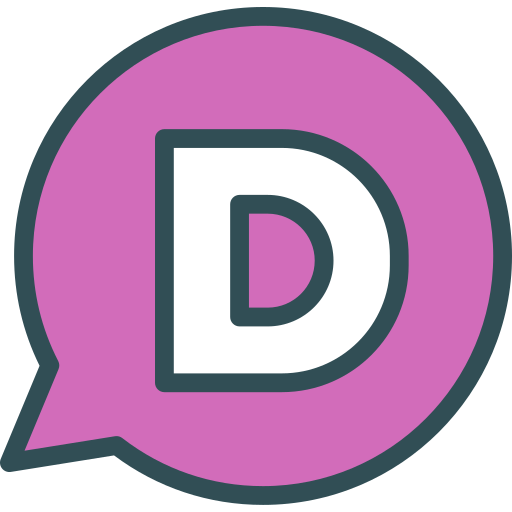 Brand, disqus, logo, network, social icon