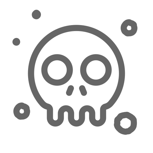 Skeleton, bones, virus, skull, dead, halloween, corona icon