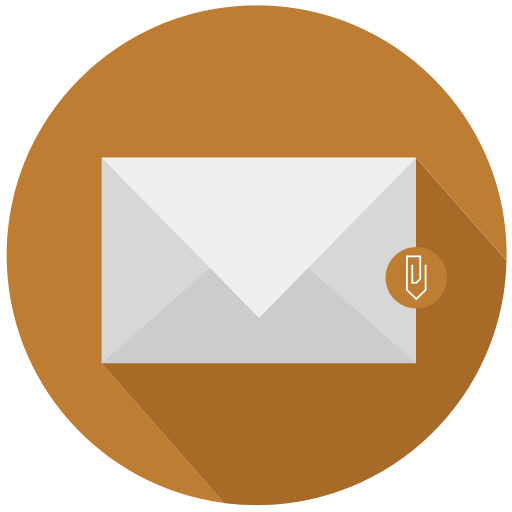 Clip, file, mail, attachment, document, paper icon