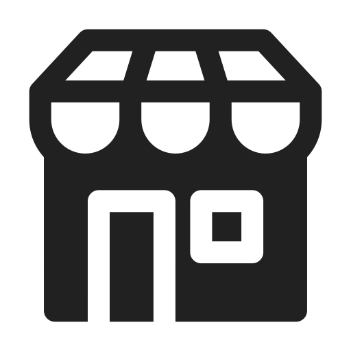 Ic, fluent, building, shop, filled icon