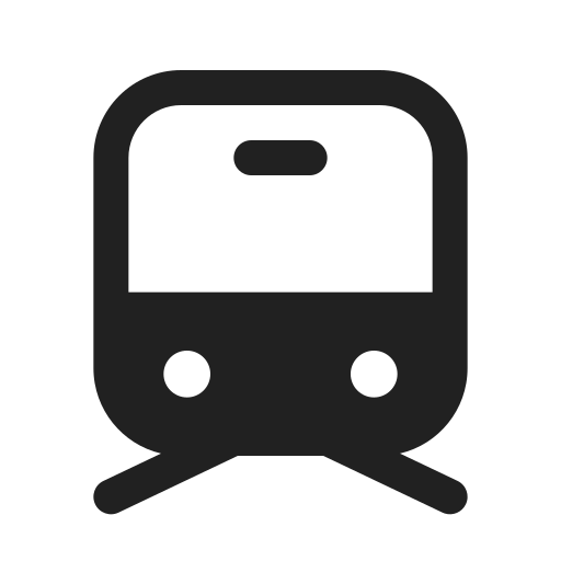 Ic, fluent, vehicle, subway, filled icon