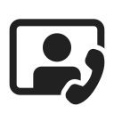 Ic,Fluent,Video,Person,Call,Filled