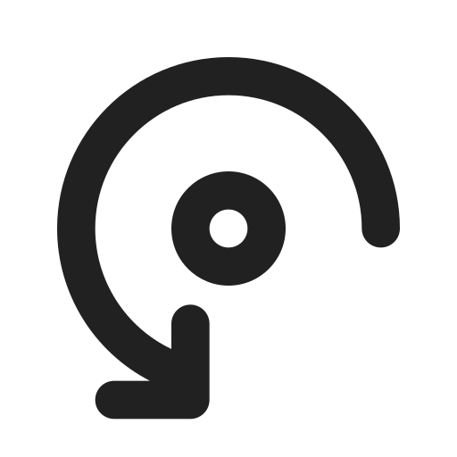 Ic, fluent, arrow, rotate, counterclockwise, filled icon