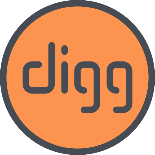 Digg, media, network, social icon