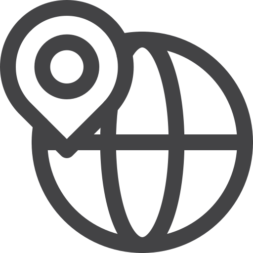 Anywhere, geo, gps, location, seo icon