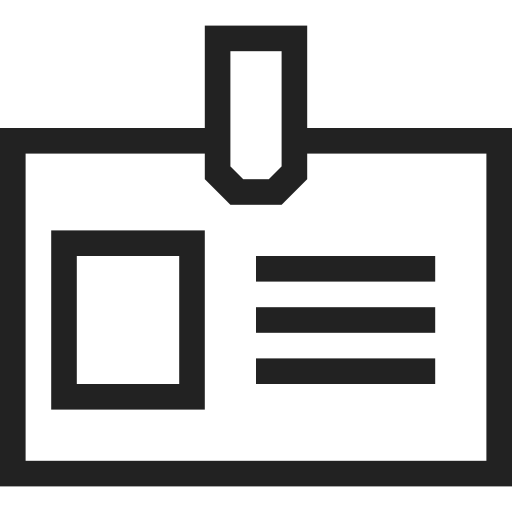 Badge, business, finance, office, communication, mail, message icon