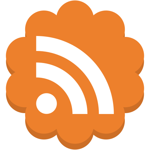 Feed, flower, media, round, rss, social icon
