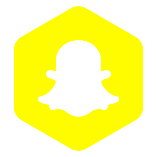 Hexagon, media, polygon, snapchat, social icon