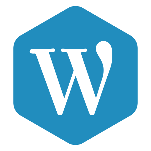 Hexagon, media, polygon, social, wordpress icon