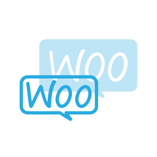 Commerce, logo, media, social, woo icon