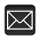 Mail, square icon
