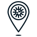 Bacteria,Cell,Infection,Location,Pin,Pointer,Virus