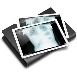 Folder, thorax, x-ray icon
