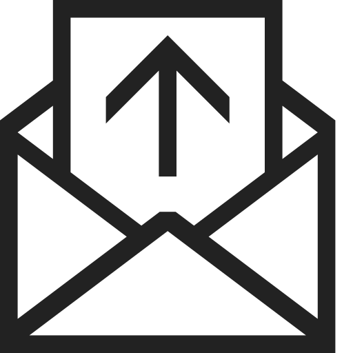 Document, file, mail, out, communication, message, office icon