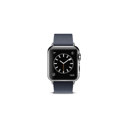 Apple, blue, buckle, modern, product, watch icon