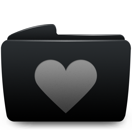 Folder, heart icon