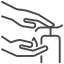Hand washing icon 64x64