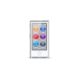 Apple, ipod, nano, product, silver icon