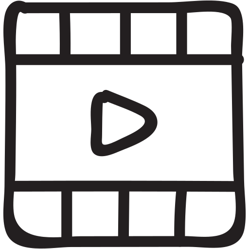 Cinema, film, media, movie, reel, video, videoreel icon