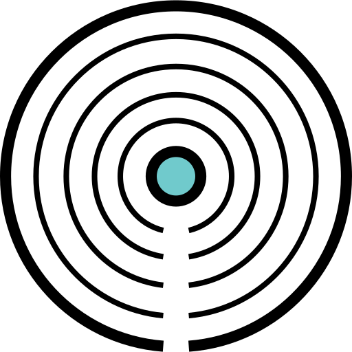 Ibeacon, proximity, signal icon