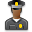 User, policeman icon