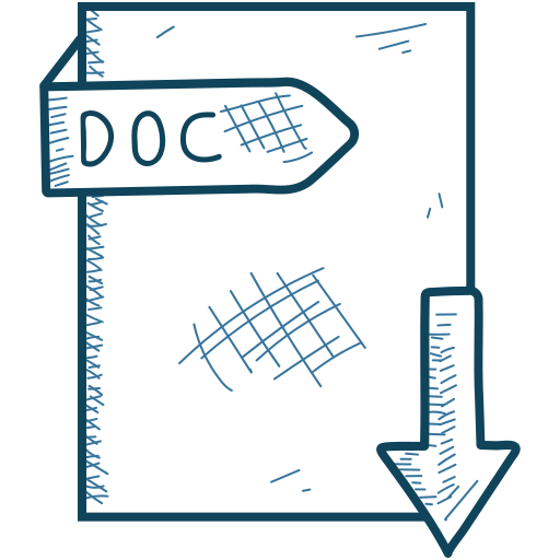Doc, document, file, format icon