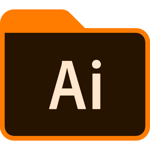 Adobe, folder, illustrator icon