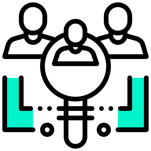 Consumer, find, human, magnify, resource, search icon