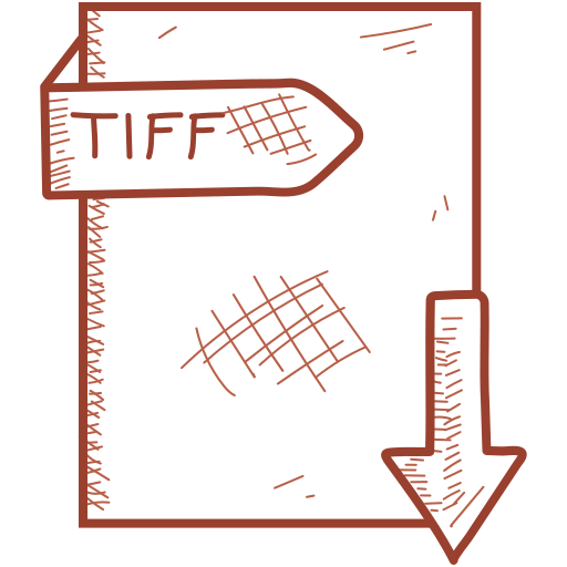 Document, file, format, tiff icon