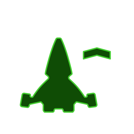 Hierarchy, military, patent, ship, spaceship icon