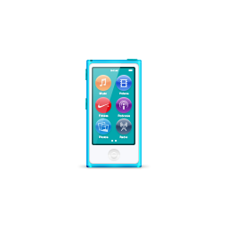 Apple, blue, ipod, nano, product icon