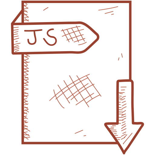 Document, file, js icon