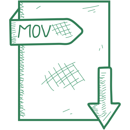 Document, file, mov icon