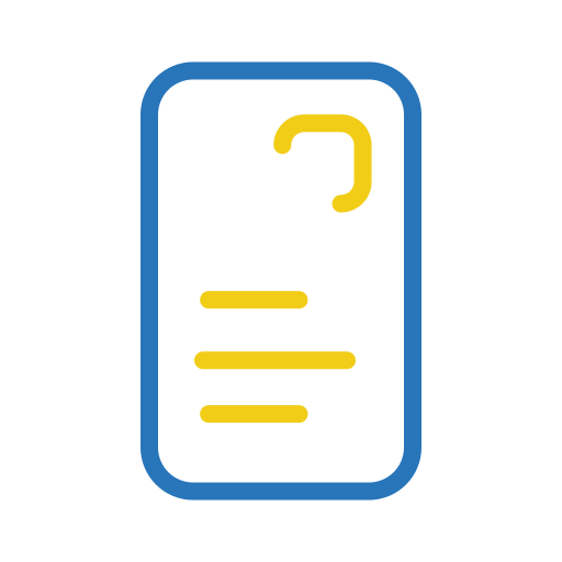 Doc, extension, folder, name, paper, storage icon