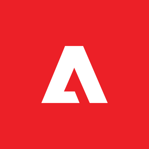 Adobe, square icon