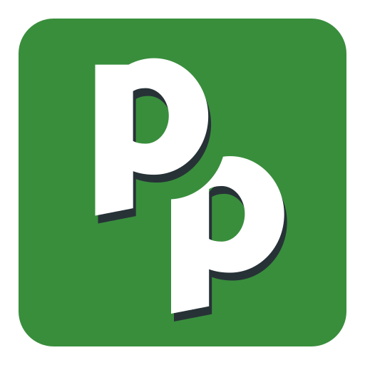 Logo, pied, piper, pp icon