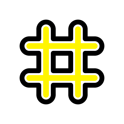 Tag, tweet, follow, hashtag icon
