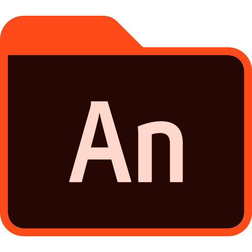 Adobe, animate, folder icon